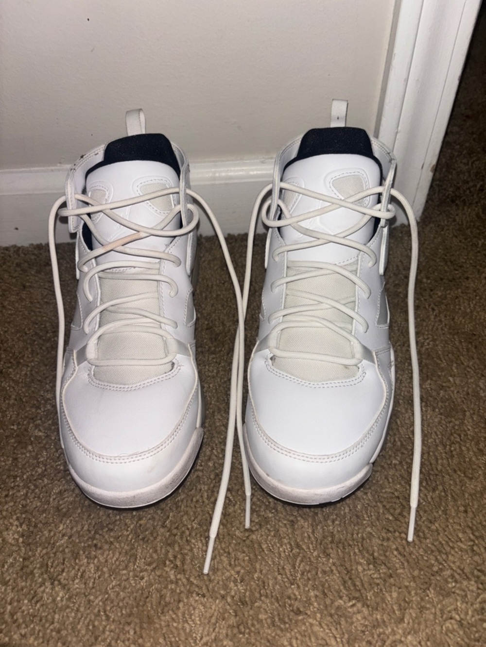 Nike Air Jordan High Tops White Size 7Y